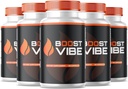 SעיתונותO (5 Pack) Boost Vibe קפסולות, תוסף Boost Vibe הרשמי, All Natural Boost Vibe Pills, Premium Boost Vibe לתמיכה בבריאות האדם ובבריאות, Premium Boost Vibe (300 קפסולות)