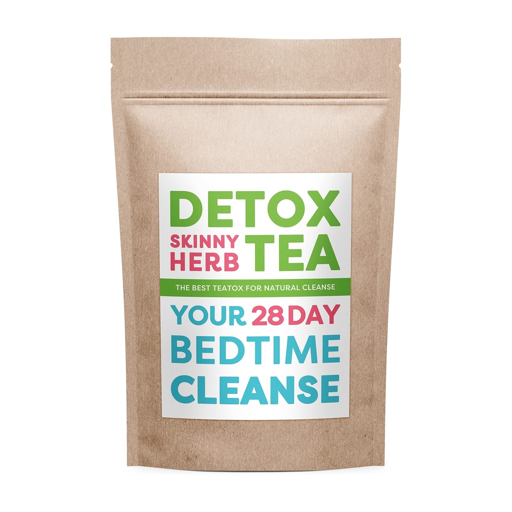 28 ימים Bedtime ניקויse: Detox Skinny Herb - תה Detox יעיל, תמיכה ניקוי טבעי 100%