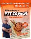 Fit Crunch Tri-Blend Whey חלבון, Keto Friendly, Low Calories, חלבונים גבוהים, Gluten Free, Soy Free (18 לשרתים, Cinnamon Twist)