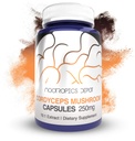 Nootropics Depot Cordyceps Mushroom קפסולות | 10:1 מלא תמצית הגוף פירות | 250 מ"ג | 180 Count | Cordyceps  Militaryisps