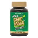NaturesPlus Ultra GHT Male Extended Release Bilayers - 90 תוספי Vegetarian - מקסימום כוח טבעי טסטוסטרון הורמון גדילה אנושי Boost-ten-Free - 30 משרתים