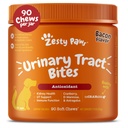 Zesty Paws Cranberry תוסף לכלבים - שליטה במשקל עבור כלבים - Urinary Tract Support - Cranberry צ'אדים עם D-Mannose, ויטמין B6 & L-Arginine - Immune & Gut Support - בייקון - 90 הרוזן