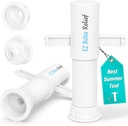 חיתוך באג Bite Suction Tool, Venom Extracter, Bee Sting Bite הקלה, Easy to Use, Natural Itch Relief, מפחית כאב ו Swelling, עזרה ראשונה עבור Hiking, תרמיל וקמפינג (White-2 Pack)