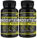 טסטוסטרון Booster for Men - Male Enhancing תוסף עם הורנסי גואה Weed & Tongkat Ali - שריר בונה גלולות - Natural Test Booster להגביר את התשוקה, אנרגיה, Stamina, Libido (2PACK)