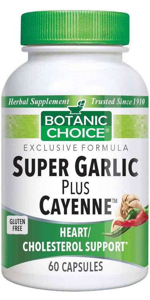 Super Garlic Plus Cayenne, 60 קפסולות