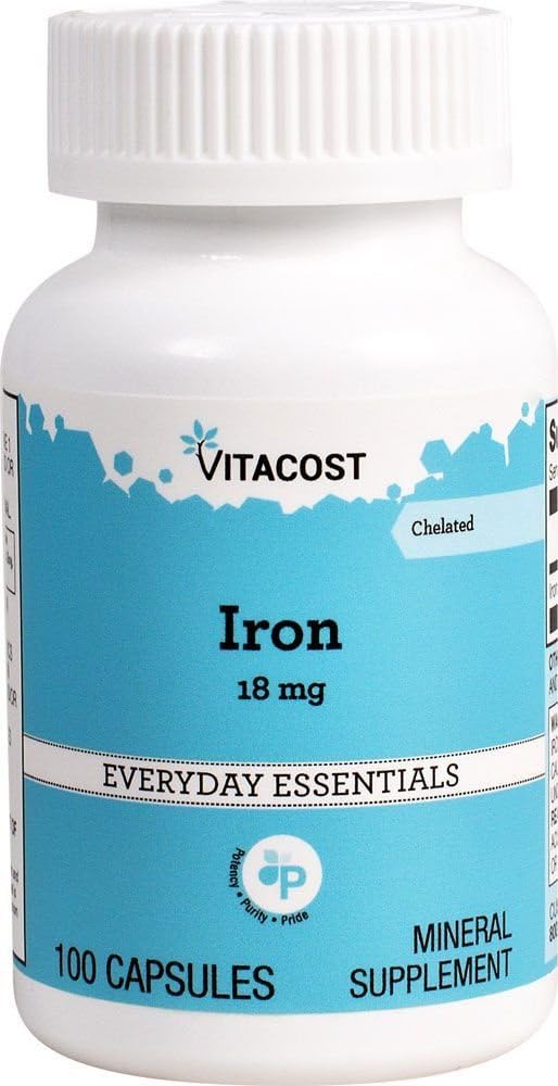 Vitacost Iron - 18 מ"ג - 100 קפסולות