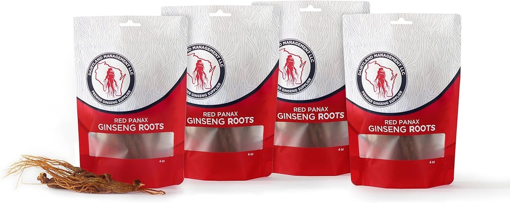 חלבלנד ניהול LLC 16 oz Pack של Panax גינזנג שורש - Authentic Panax גינזנג - non-GMO, Gluten Free Geneseng Root - השתמש גיינסנג ב Soup, תה, Congee