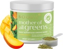 Boobie Mother of All Greens: Your New Family Ritual, Daily Super Greens אבקת עם 35 + חומרים מזינים חיוניים עבור אמהות ומשפחות | טבעוני, גלוט חינם, & סוכר חינם | מנגו פלפור, 30 svgs