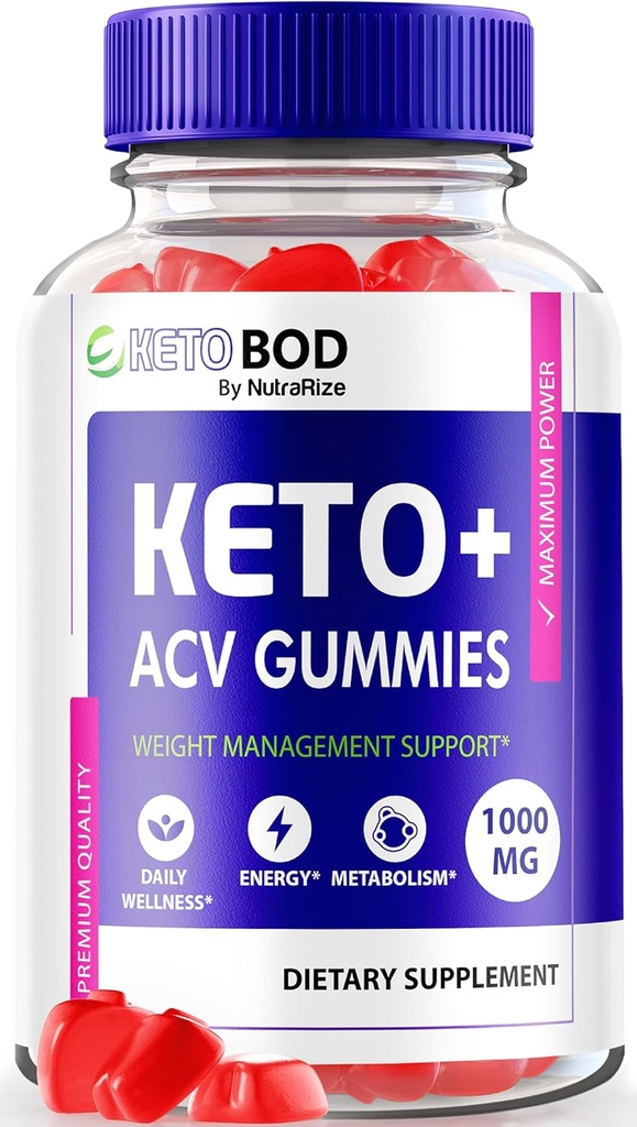 NutraRize KetoBod Keto ACV Gummies, Keto BOD Keto + ACV, Ketobodz Apple Cider Vinegar, KetobodACV 1000MG, Keto Body Plus ACV מסטיק, רשמי Ketobodketo ביקורות (60 מסטיק)