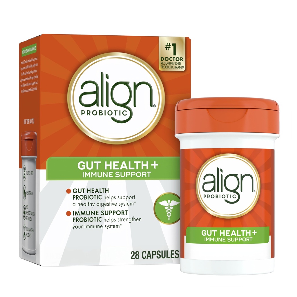 Align Gut Health & Immunity Probiotic, Daily Digestive Support for Women and Men, Helps Support Immune and Digestive Health, 28 קפסולות
