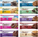 חלבון תזונה, Assorted 10 Flavor Variety Pack - חלבון גבוה, נמוך פחמימות, Gluten חינם, Keto Friendly - 2.12 Oz Bars - 12 Count