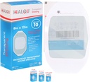 סרט טרנסנדנד מתלבש 8" x 12" (10 Pack) - נדנדה חסימת מים למקלחת פוסט-סוכרית, IV Shield, לאחר טיפול, קעקוע, קלוש לבוש פועם על ידי HealQUive