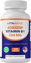 ויטמין B1 (Thiamine) 500 מ"ג, 120 קפסולות