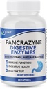 Arymar Pancrazyne Probiotics, Enzymes עם Amylase, Protease, Lipase & Lactobacillus, Gut Health & Digestive תמיכה תוסף, 60 קפסולות