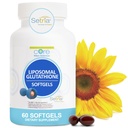 Core Med Science Liposomal Glutathione תוסף (500 מ"ג, 60 Softgels) - Pure מופחת Setria עם Phospholipid Complex - תוספת אנטי-חמצן לאנרגיה, ועור