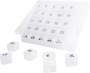 30 יום גלולות מארגנת, Portable Pill Squeeze כדי לפתוח, גדול פעם יום עבור נסיעות, חודשי עבור ויטמינים, תרופות, תוספי מזון (Clear)