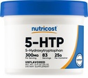 אבקת 5HTP 25 גרמים (300 מ"ג פרי) - Gluten Free & non-GMO, Pure 5-htpp