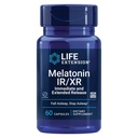 Life Extension Melatonin IR / XR, 1.5 מ"ג, מיד-and המורחבת-Release פורמולה עבור תמיכה בשינה אופטימאלית, מיילדות בריאות, הגנה סלולרית, Gluten-Free, non-GMO, 60 קפסולות