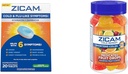 Zicam Cold & Flu 20 Tablets פירות טיפות 25 ספירה קרה קצרת דם יבשה Zinc תרופות