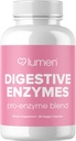 Lumen Naturals Digestive Enzymes Probiotics ו-Prebiotics - Enzymes Powerful Enzymes for Digestion - Bloating Relief for Women - Gut Health Supplement