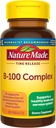 הטבע עשה זמן לשחרר ויטמין B-100 High Potency B Complex, תוסף תזונתי לתמיכה בתפקוד מערכת העצבים, 60 טבליות שחרור זמן, 60 יום אספקה