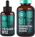 WILD FUEL Essential Amino Acid תוסף ויטמין B12 אנרגיה נוזלית Bundle