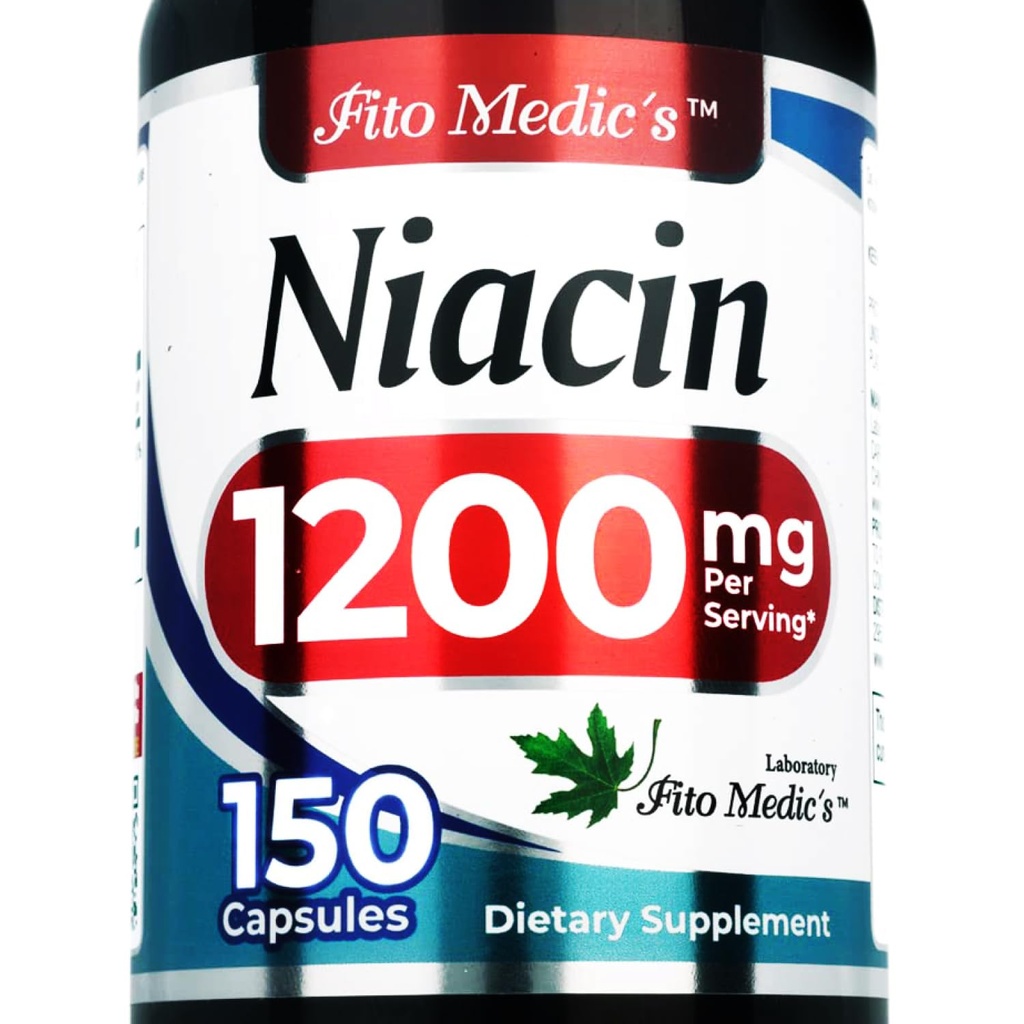 מעבדה - Niacin - ויטמין B3-1200 מ"ג לשרת, 150 קפסולות של - ויטמין B3 niacin - Ultra High Absorption.