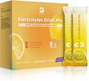 אבקת אלקטרוליטית אבקת Recovery Mix | Sugar-Free Electrolyte אבקת Packets תוספת עם Potassium Zinc & Magnesium עבור הידרה - Keto Electrolytes, non-GMO & Sugar-Free - 15 Stick Stick 15 Stick Stick