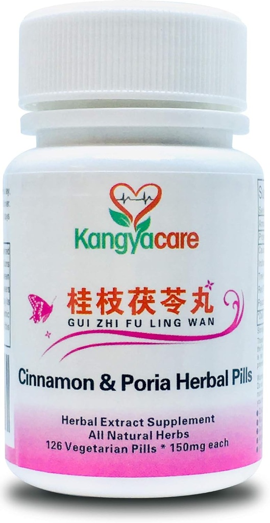 GUI Zhi Fu Ling Wan 桂枝茯苓丸- Cinnamon & Poria Pills - Natural Cycle Relief - Help Menstrual Cramps, Bloating, Period discomfort - Promote Women's Health - All Natural - 126 Ct (1 Bottle)