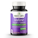 טבליות Iodine של Lugol 6.25mg - Precise-Dose Thyroid & Energy Support - No Harsh נוזל, Stable Potassium Iodide - 90 Ct, Non-GMO, No Preservatives