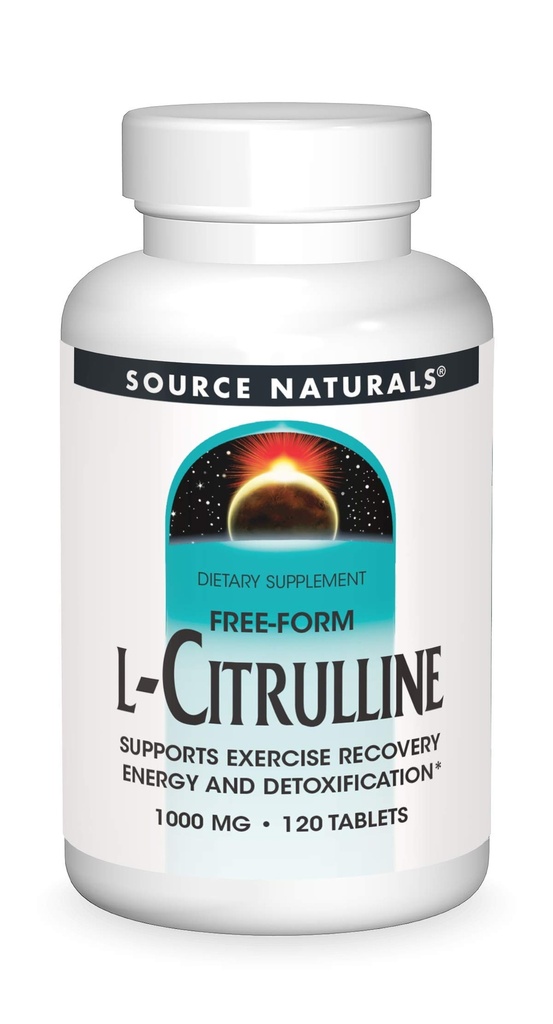 מקור טבעי L-Citrulline 1000mg - Nitric Oxcide Booster - 120 טבליות