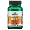 סוונסון Super Power Biotin ויטמין 10000 mcg 60 Sgels