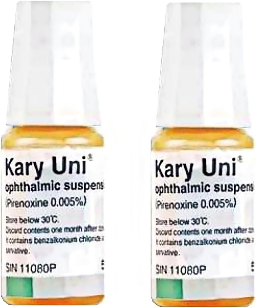 Kary Uni X2 Pcs 10 Ml Best Pet Eye Drop Cataracts לטפל זיהום עיניים דלקת inflammation Safe & Gentle Formula - All Animals Dogs Pet Eye Care