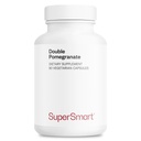 SuperSmart - Double Pomegranate (Highחוזק גבוה) - 90% אלהgic Acid & 40% Punicalagins - תוספת של תמצית Pomegranate - Advanced Antioxidant | Non-GMO & Gluten Free - 90 קפסולות צמחוניות