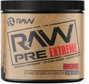 RAW Preworkout Extreme | High Stimulant Preworkout אבקת שתייה, אנרגיה קיצונית, פוקוס ו- Endurance Booster | Explosive Strength and Pumpout for Max Gains