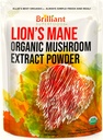 אריה הטוב ביותר של אלי Mane Mushroom לחלץ אבקה תוספת אורגני 228 לשרתים - כפול מפלט לפוטנטיות הגבוהה ביותר - Dissolves in Coffee, Tea, Juice וכו ' 8oz
