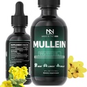 Mullein Drops for Lungs - Lung ניקויse & Detox - Mullein Leaf Extract for Lungs - Lung Detox for Smokeers - Bronchial ו- Immance - מולליין Leaf טיפות 4 Fl Oz