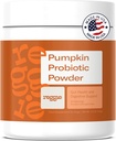 Reggie Pumpkin Probiotic אבקה לכלבים | 7-Strain Probiotics + Pumpkin for Gut Health, Digestion & Stool Consistency | Natural Dog Digestive Supplemented & Made in USA | 40 Scoops