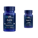Life Extension Super Ubiquinol CoQ10 עם תמיכה משופרת Mitochondrial & Super K, ויטמין K1, ויטמין K2 mk-7, ויטמין K2 mk-4