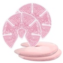 Hot / Cold Breast Gel Bead Ice Packs השד Cooling / Heat Pads הקלה עבור הנקה, כאב סיעוד, Mastitis, אנגורגement, Swelling, Plחוספסים | Boost Milk Let-Down & הפקה,2 Pack (Pink)