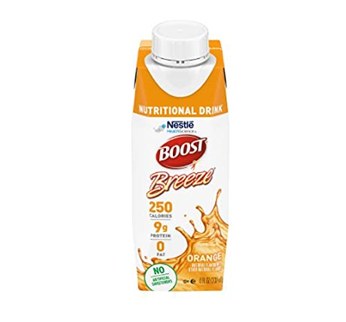Boost Breeze 18620000 תוסף אוראלי כתום 8 oz. Carton מוכן לשימוש, מקרה של 24