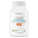 TerraForm Nutrition תוספת כוח S-Acetyl Glutathione 300mg - 60 Acid-Resistant קפסולות - Premium Glutathione תוסף - Highly Bioavailable & Stable Form SAG - Made in USA