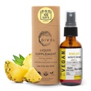 אורגני Raw Bromelain Mist-Liquid Pineapple לחלץ - להגביר את העוצמה 500 מ"ג, עבור ילדים ומבוגרים - לבריאות העיכול, תגובה inflammatory ריפוי - non-GMO - 60 מ"ל 120 יום אספקה