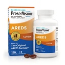 PreserVision AreDS Eye ויטמינים, #1 רופא עיניים מומלץ מותג, Multivitamin עם Lutein, ויטמינים C & E, Zinc ו Copper תוספי, 120 Softgels