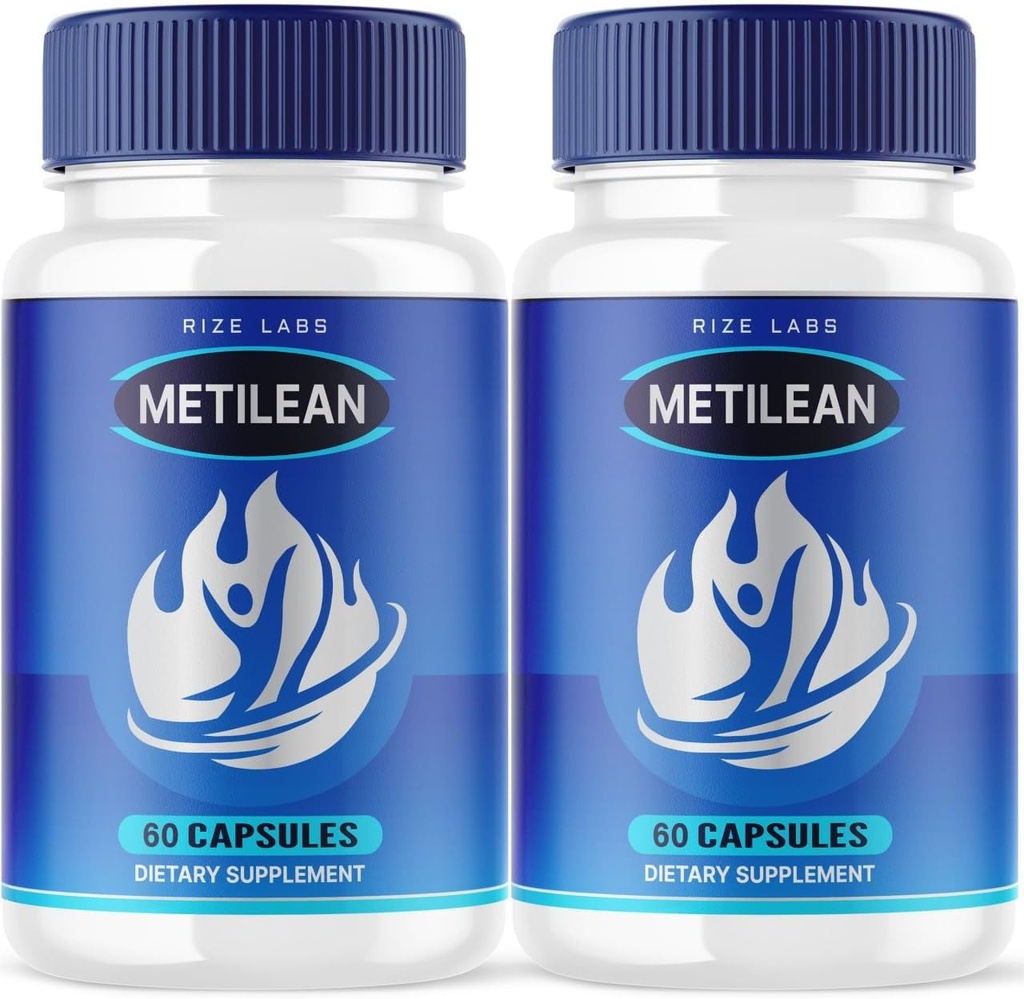 (2 Pack) Metilean Weight Loss Supplement, Metilean Diteary Pills to Melt Stubborn Belly Fat, Metilean Advanced Formula to Lose פאונדs, Metilean Pastillas ביקורות (120 קפסולות)