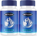 (2 Pack) Metilean Weight Loss Supplement, Metilean Diteary Pills to Melt Stubborn Belly Fat, Metilean Advanced Formula to Lose פאונדs, Metilean Pastillas ביקורות (120 קפסולות)