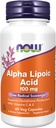 Now Foods Supplements, Alpha Lipoic Acid 100 מ"ג עם ויטמינים C & E, Free Radical Scavenger *, 60 קפסולות Veg