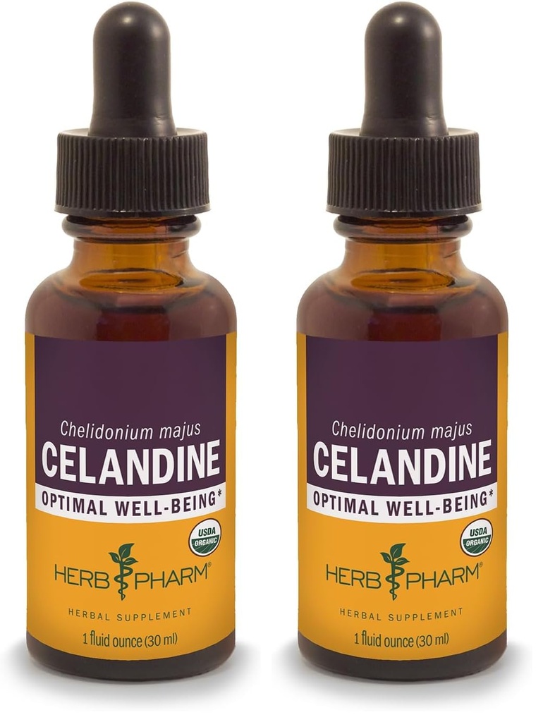 Herb Pharm מוסמך אורגני Celandine נוזל לחלץ - 1 Ounce (Pack של 2)
