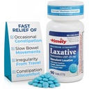 זמן-CAP LABS, INC. Timely - Max Laxatives - 90 טבליות כוח מקסימלי - 25 מ"ג Sennosides Laxative - Occasional Constipation הקלה, הטוב ביותר Laxatives for Constipation Fast Acting