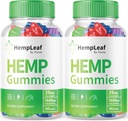 (2 Pack) Hemp Leaf Gummies - פורמולה רשמית - Hemp Leaf Gummies with Hemp Extract, Advanced Power Zen Performance Hemp Band, Zen Boost Hempmies מקסימום כוח, Zen Gummies (120 מנטליות)